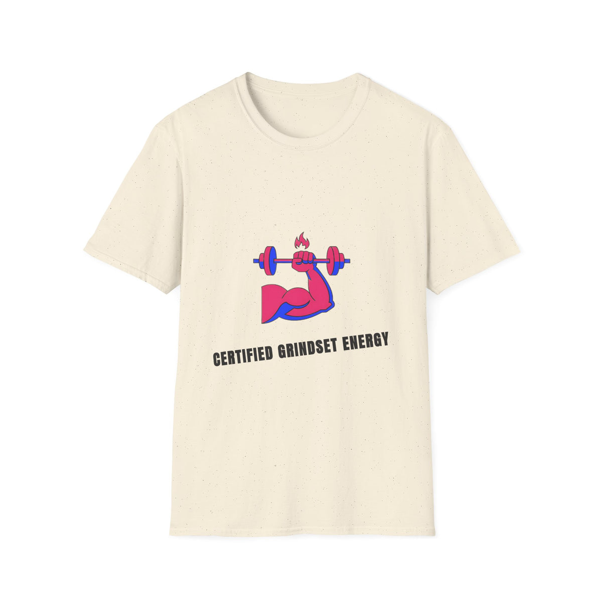 Certified Grindset Energy T-Shirt — Flame Dumbbell Fitness Tee - Trending Now - September 2026
