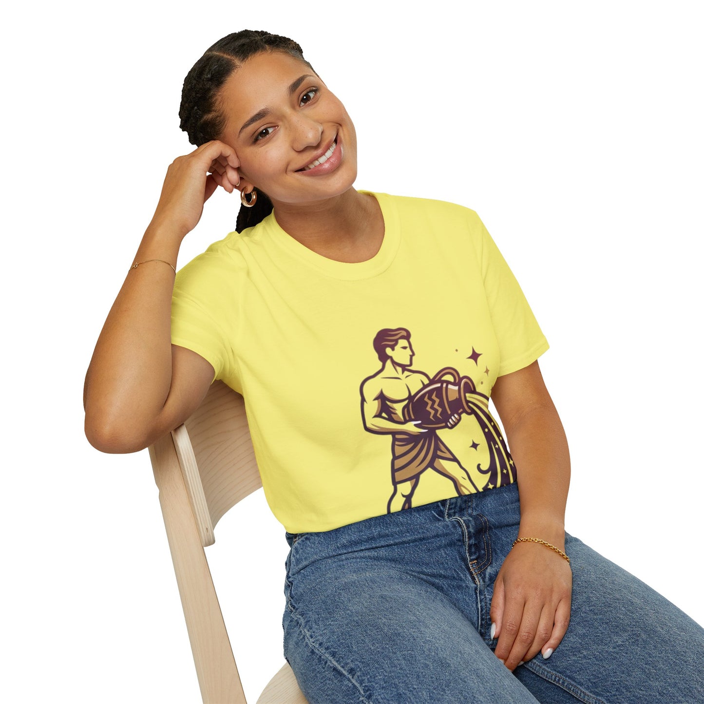 Aquarius Zodiac T-Shirt — Water Bearer Astrology Tee