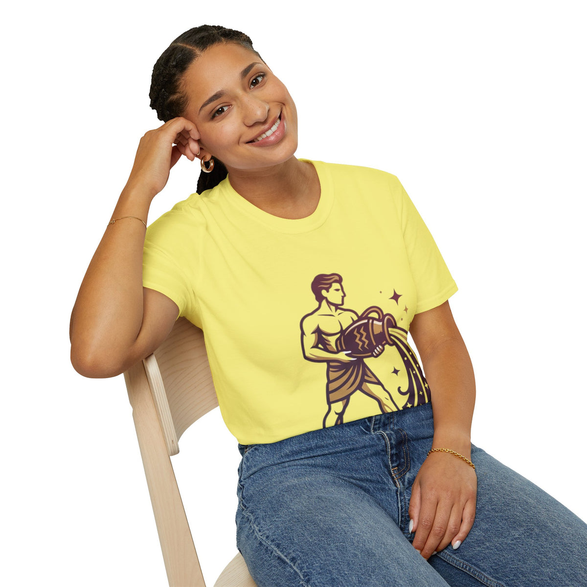 Aquarius Zodiac T-Shirt — Water Bearer Astrology Tee