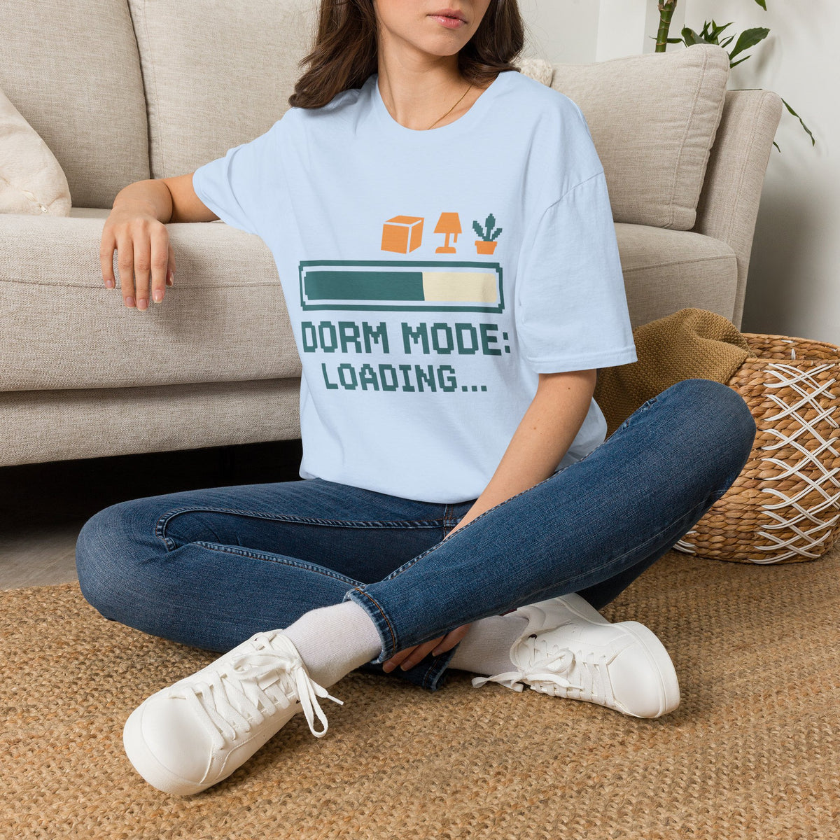 Dorm Mode Loading T‑Shirt — Funny Moving/College Moving Tee - Trending Now - August 2026