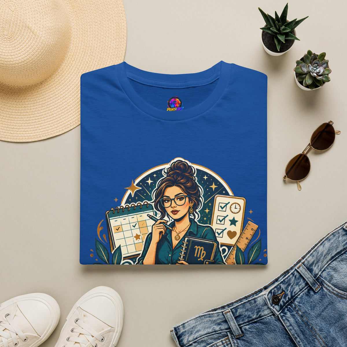 Virgo Planner T-Shirt — “Relax I Already Made A Plan For That” Astrological Tee