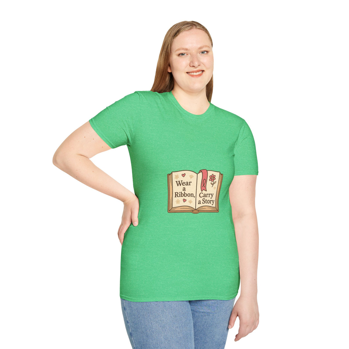 Book Lover T‑Shirt — "Wear a Ribbon, Carry a Story" Vintage Open Book Design - Trending Now - October 2026