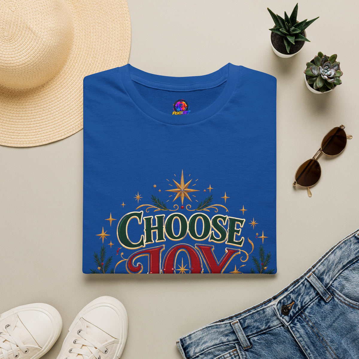 Choose Joy This Christmas T-Shirt — Festive Holiday Graphic Tee
