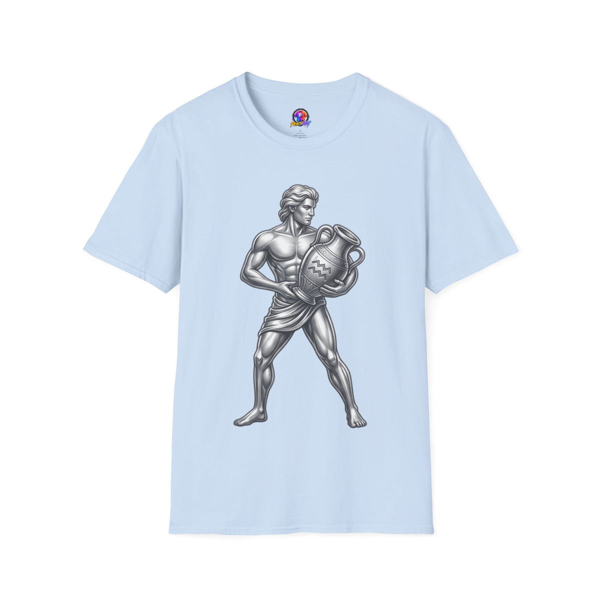 Aquarius Zodiac T-Shirt — Mythic Water Bearer Astrology Tee