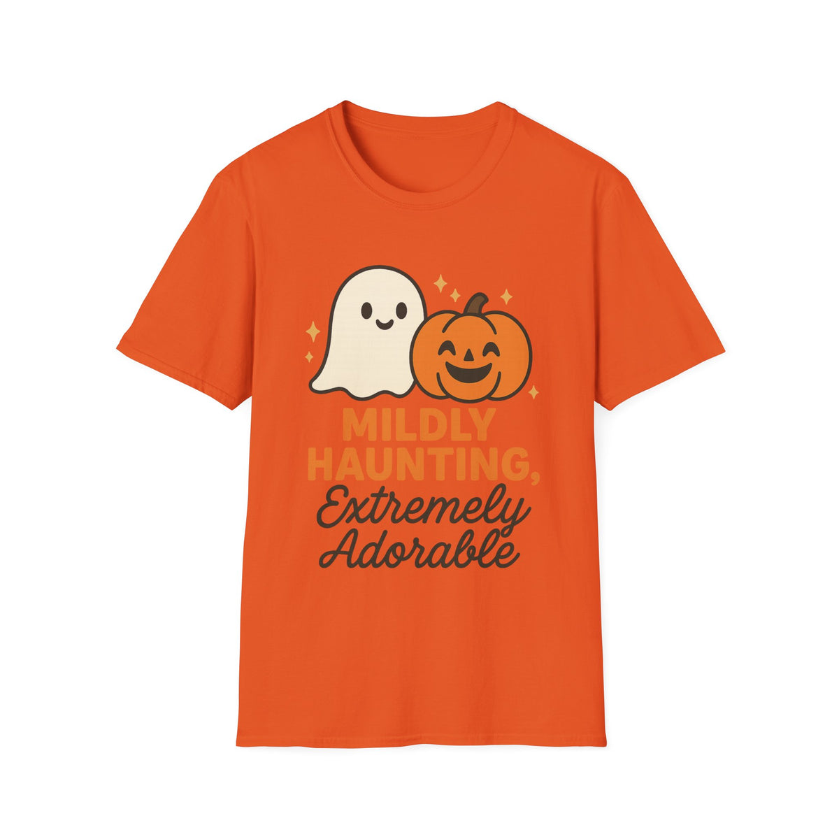 Mildly Haunting Extremely Adorable Ghost T-Shirt, Cute Halloween Pumpkin Tee - Trending Now - September 2026