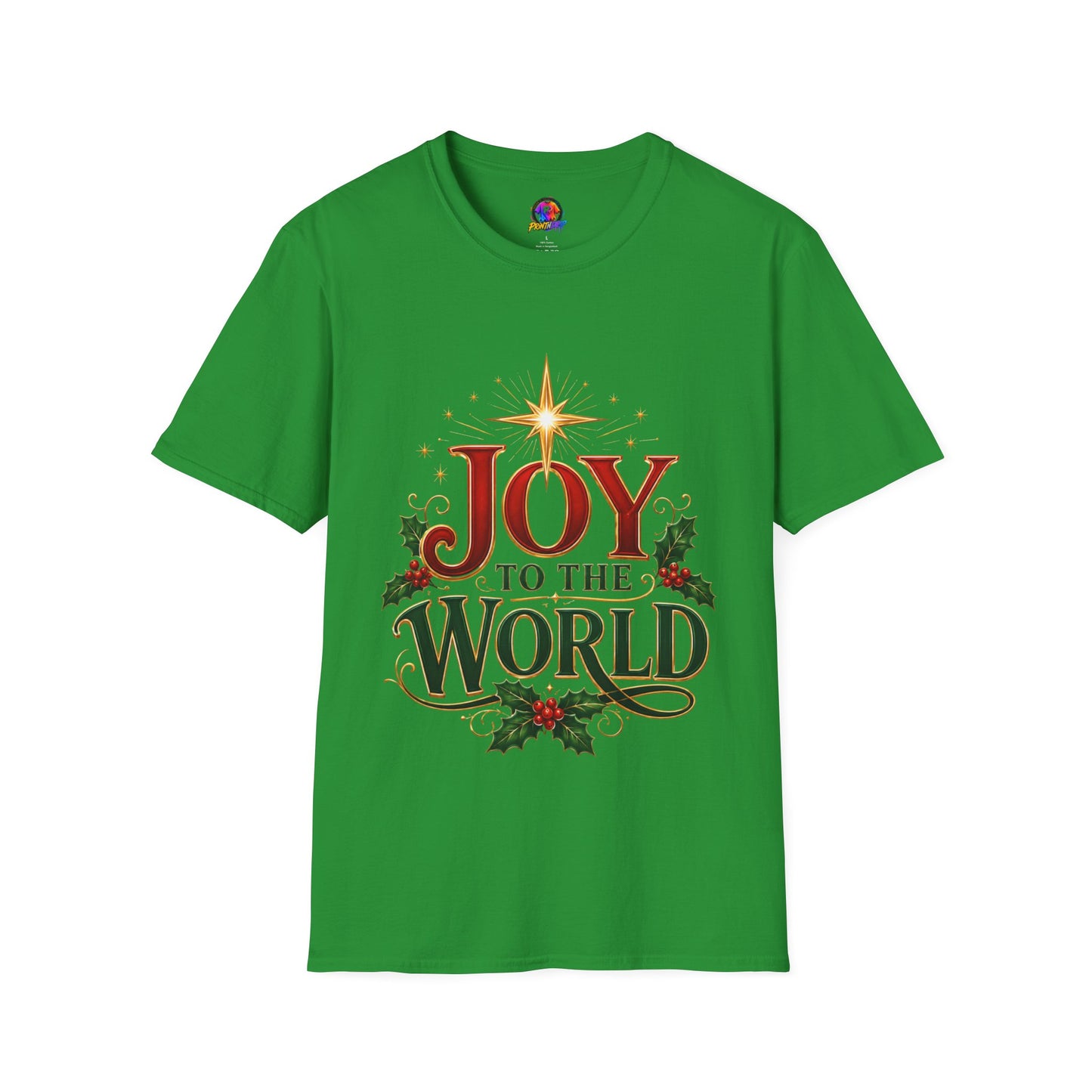 Joy to the World T-Shirt — Festive Christmas Holiday Tee