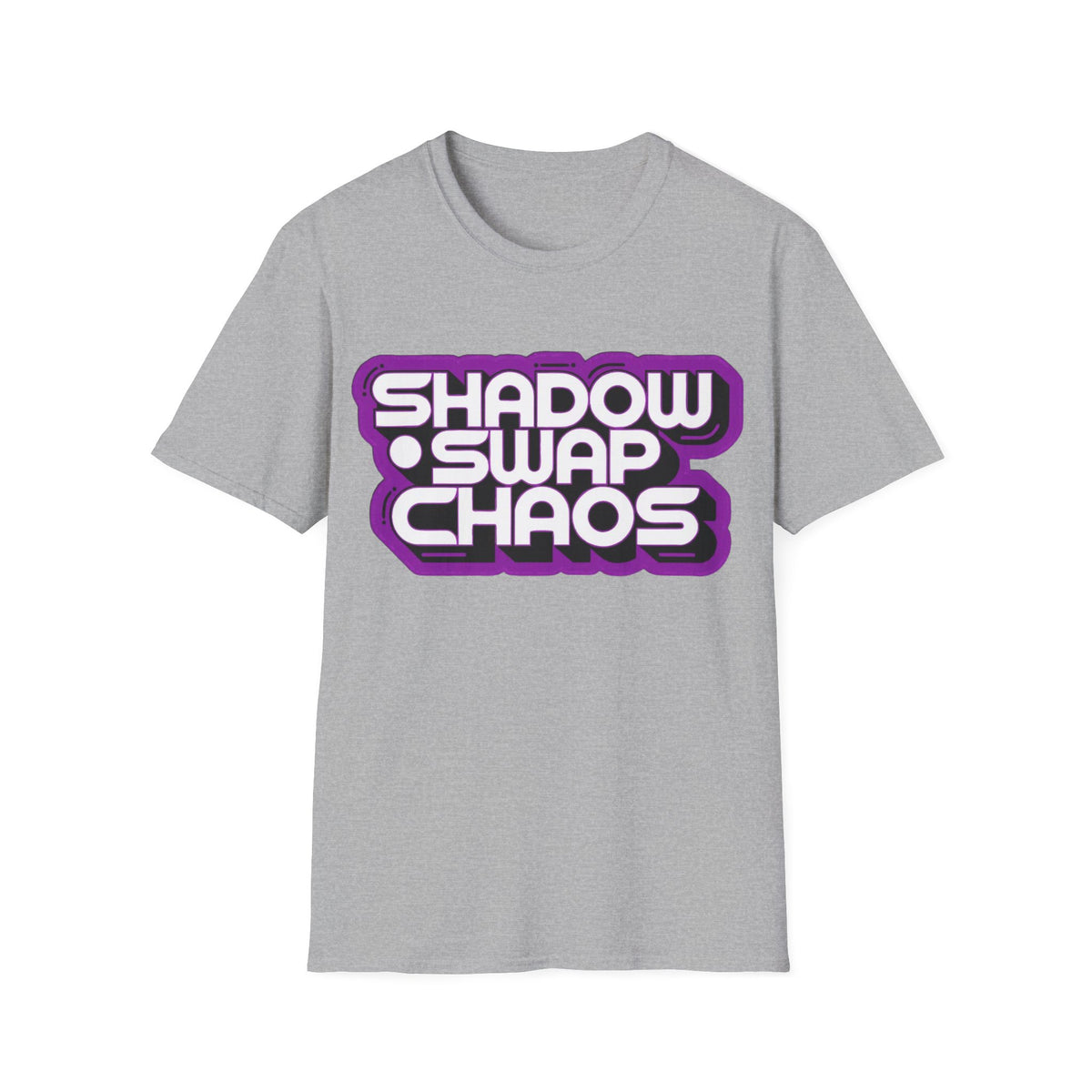 Shadow Swap Chaos T-Shirt — Retro Purple Gaming Graphic Tee - Trending Now - August 2026