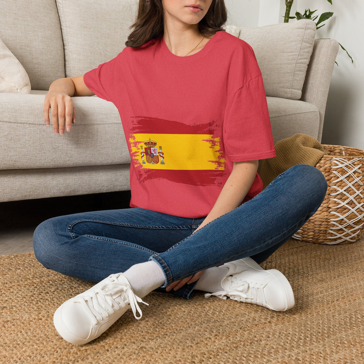 Spain Flag T-Shirt — Distressed Spanish Flag Graphic Tee