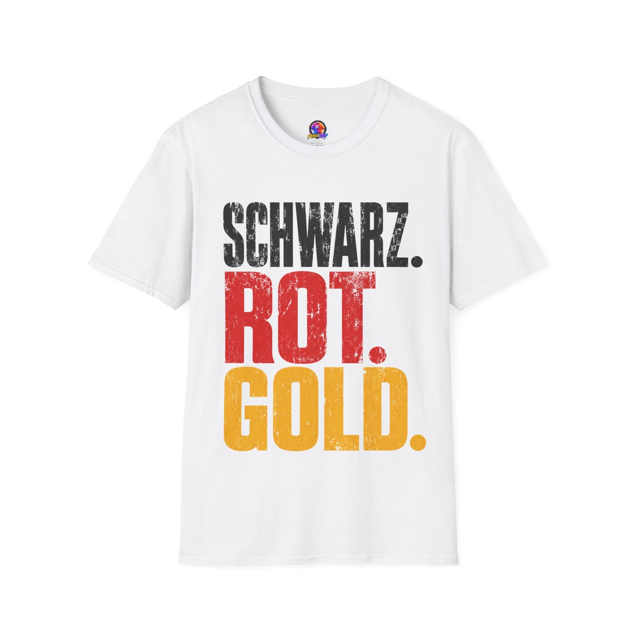 Germany Schwarz Rot Gold T-Shirt — German Flag Pride Graphic Tee