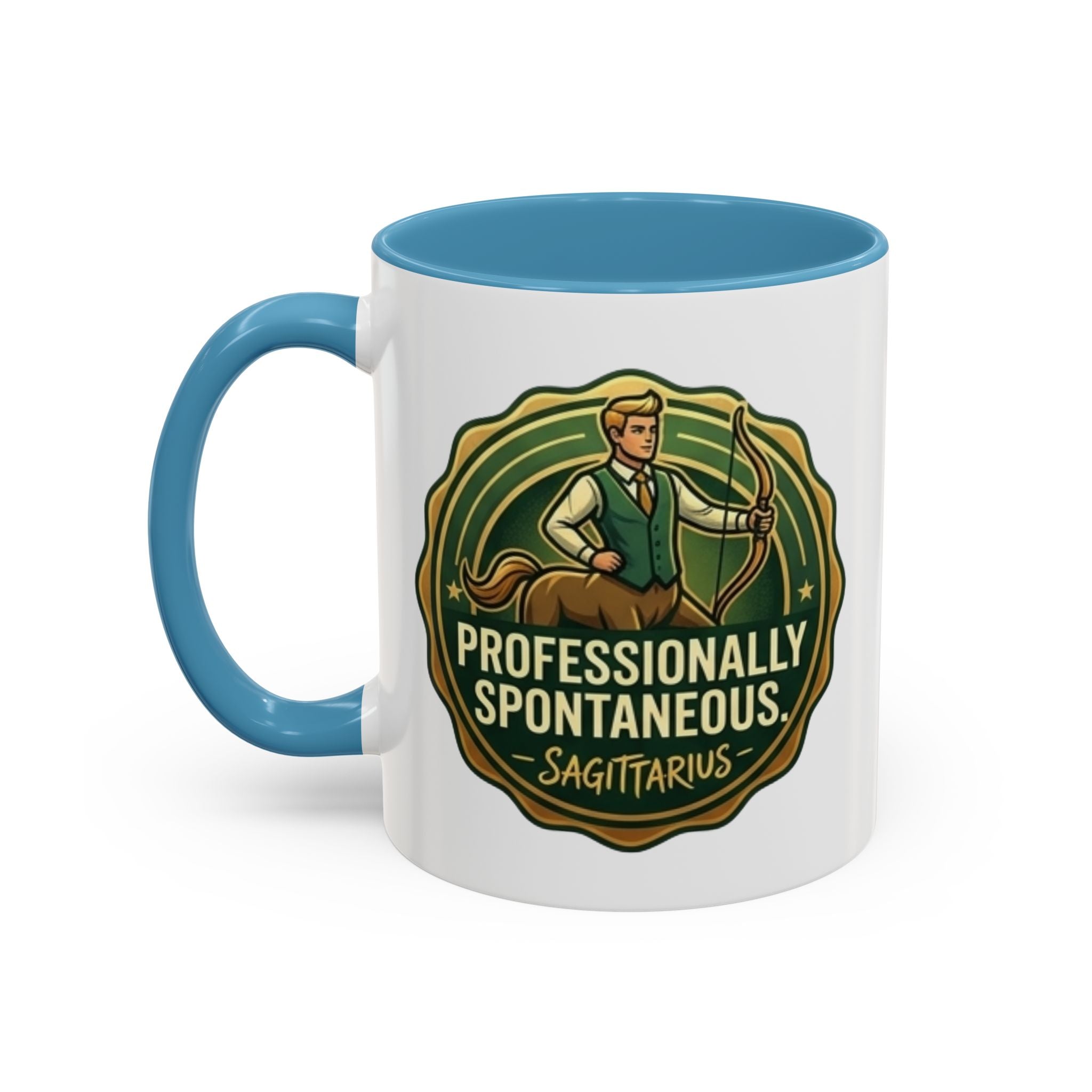 Sagittarius Coffee Mug - "Professionally Spontaneous" Zodiac Accent Mug