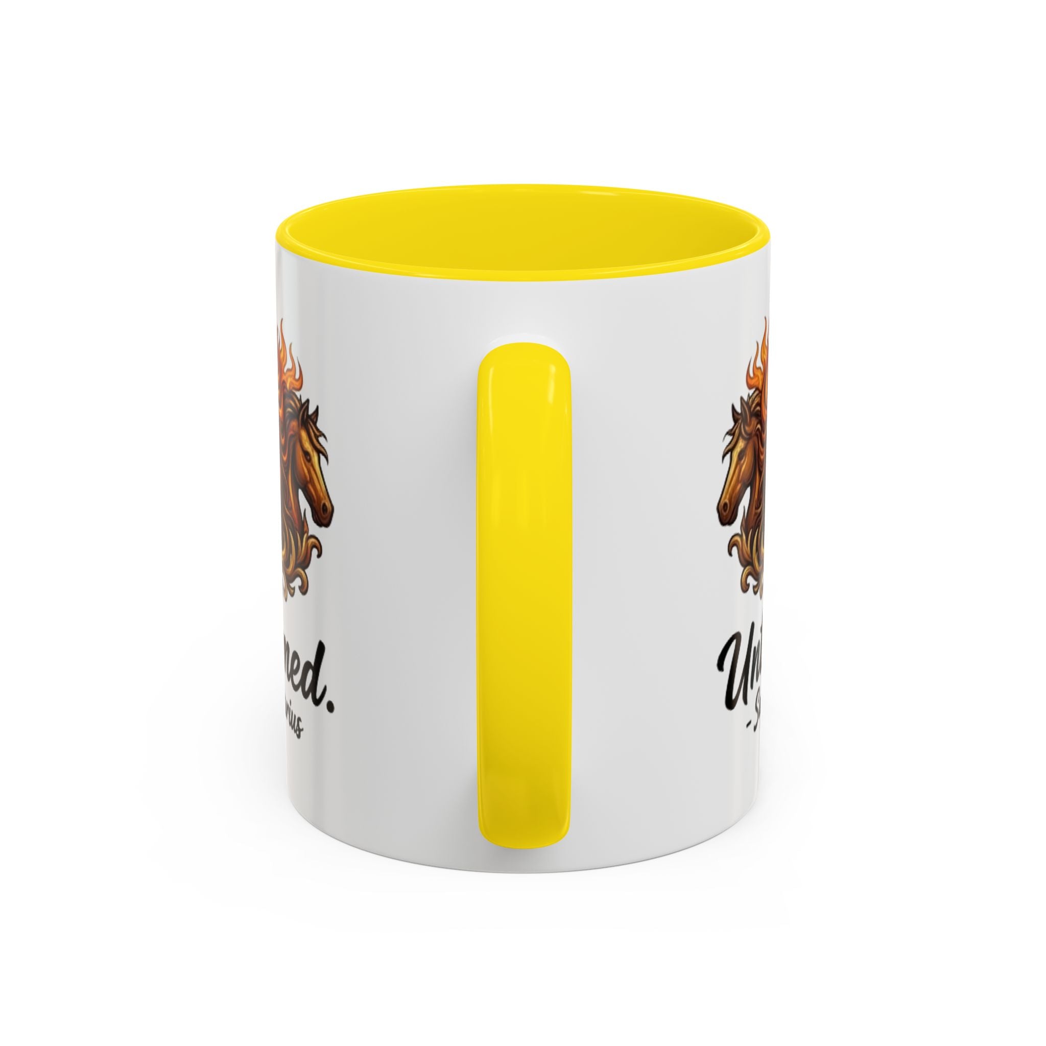 Untamed Sagittarius Coffee Mug — Zodiac Archer Accent Mug (11 oz)