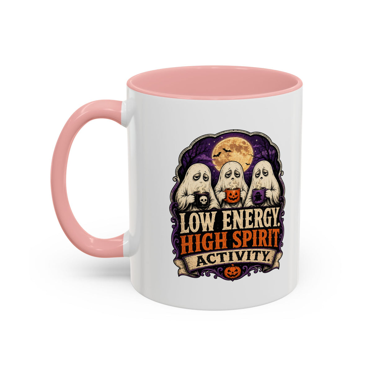 Halloween  Low Energy High Spirit Accent Coffee Mug