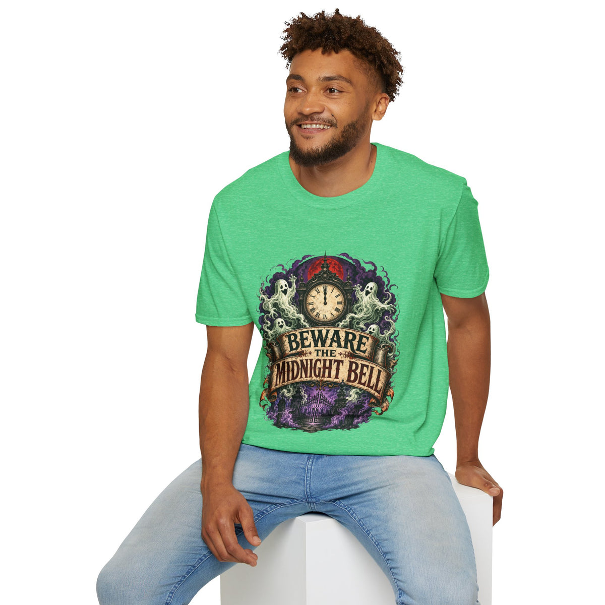 Halloween Beware Of Midnight Unisex Softstyle T-Shirt