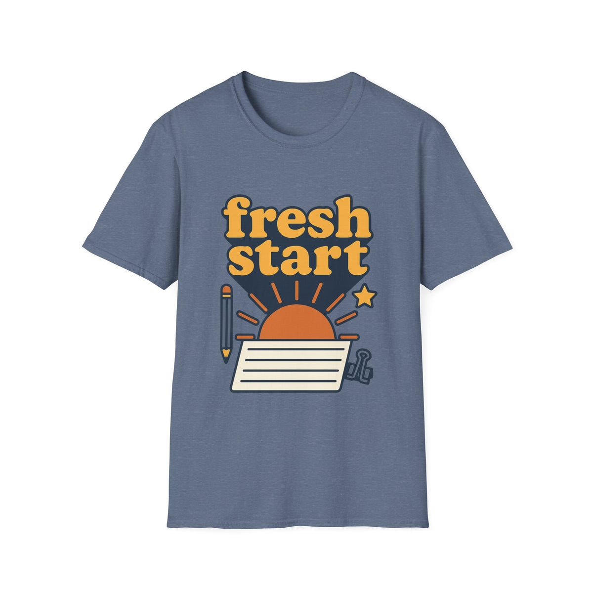 Fresh Start T-Shirt – Retro Sunrise Graphic  - Trending Now - August 2026