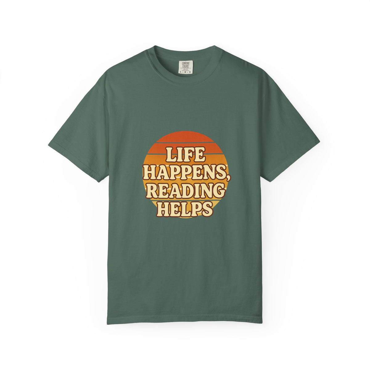 Reading Helps T-Shirt — "Life Happens, Reading Helps" Retro Book Tee - Trending Now - October 2026