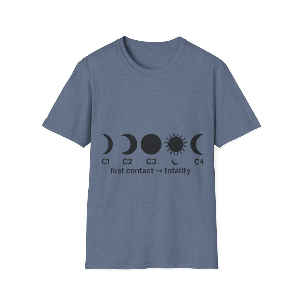 Minimalist Moon Phases Celestial Graphic Tee - Witchy Boho Moon Cycle T-Shirt - Trending Now - September 2026