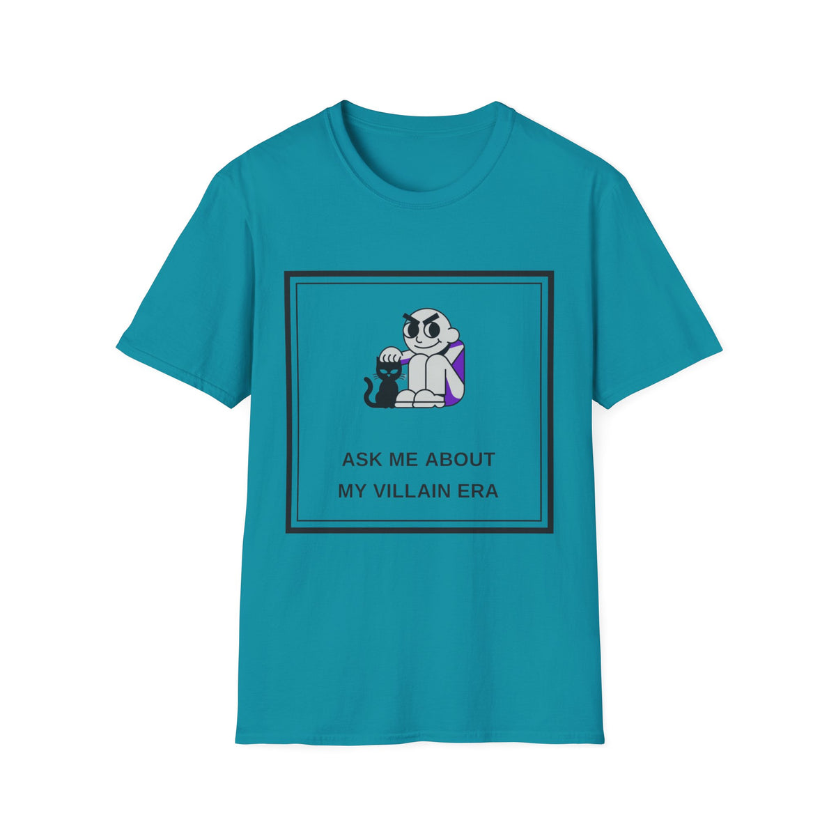 T-Shirt — "Ask Me About My Villain Era" Graphic Tee (Cute Villain Skull Design) - Trending Now - August 2026