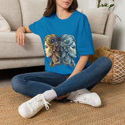 Zodiac Gemini Sun & Moon T-Shirt — Dual Faces Cosmic Design