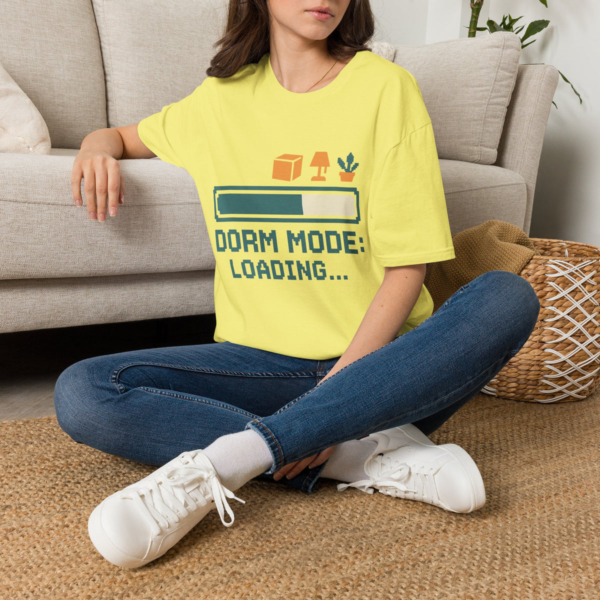 Dorm Mode Loading T‑Shirt — Funny Moving/College Moving Tee - Trending Now - August 2026
