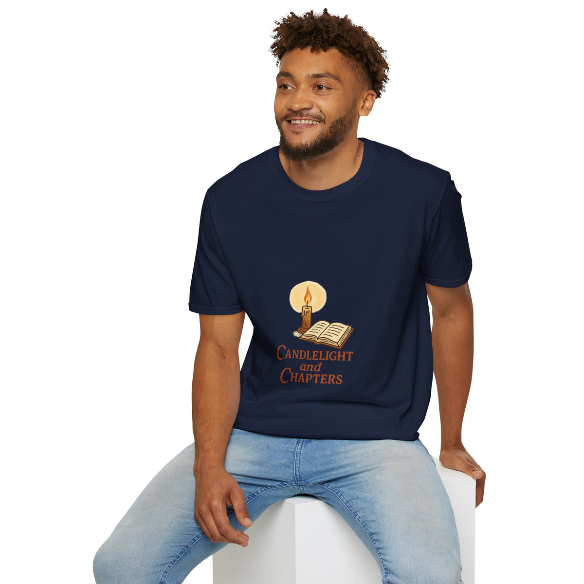 Candlelight and Chapters T-Shirt — Cozy Reading Booklover Tee - Trending Now - October 2026