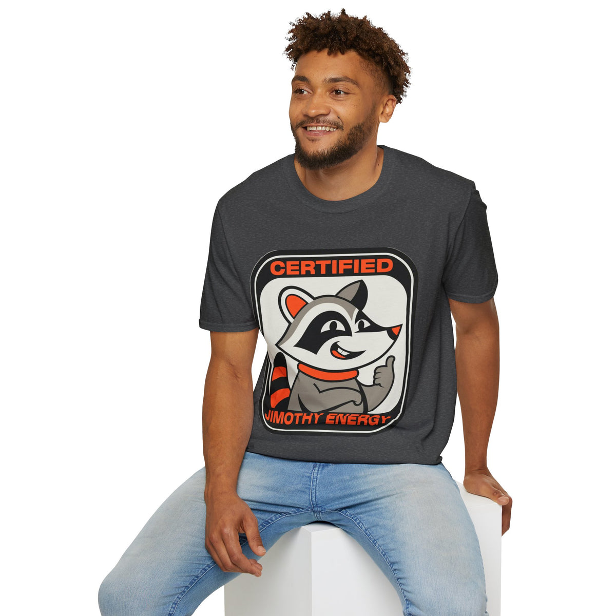 Certified Timothy Energies T-Shirt — Retro Raccoon Graphic Tee - Trending Now - August 2026