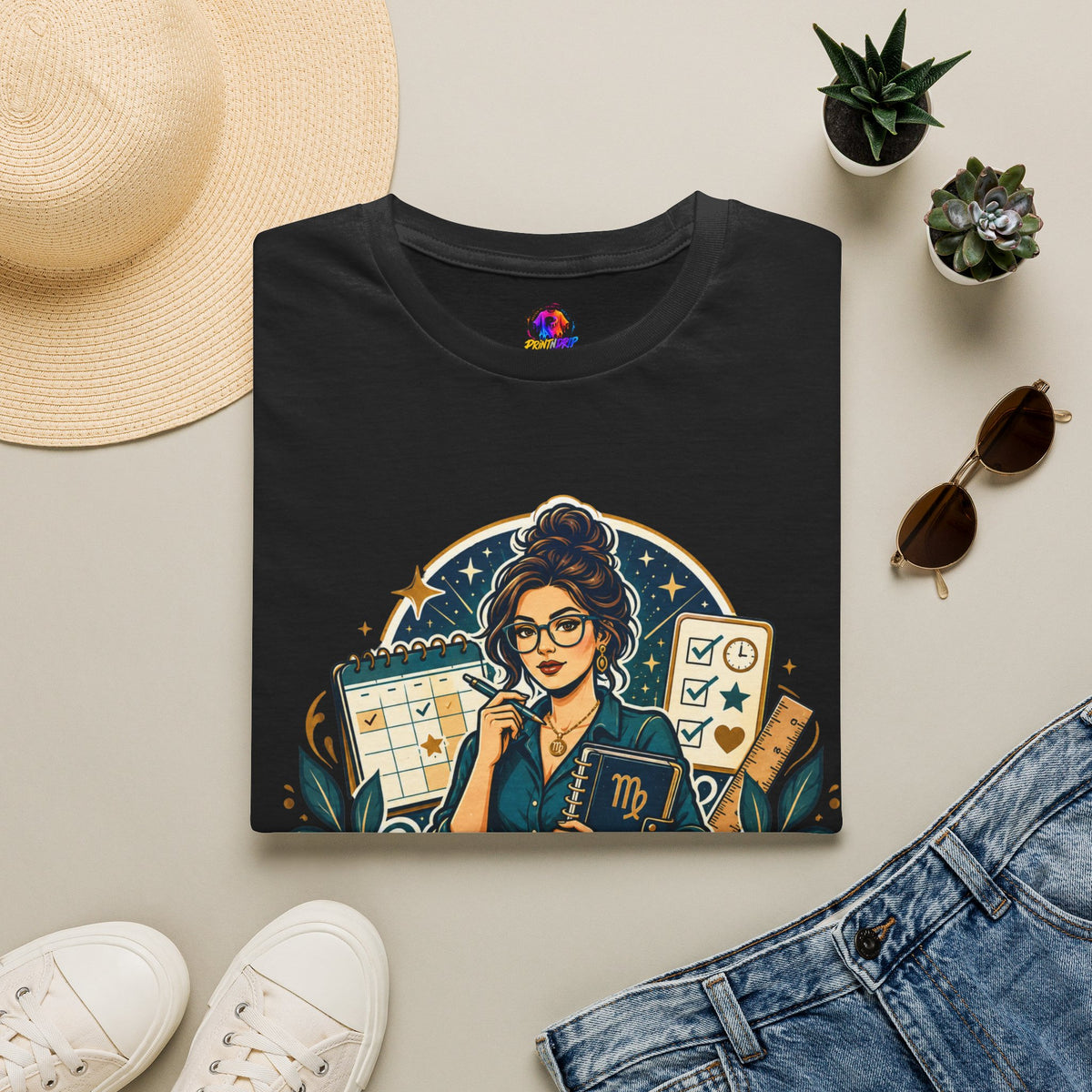 Virgo Planner T-Shirt — “Relax I Already Made A Plan For That” Astrological Tee