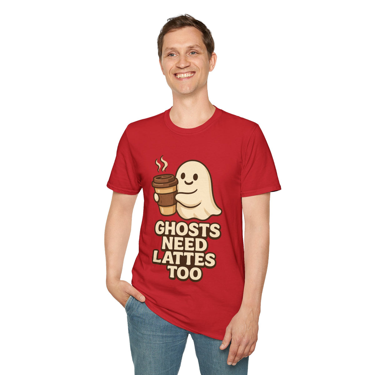 Ghosts Need Lattes Too T-Shirt - Trending Now - August 2026