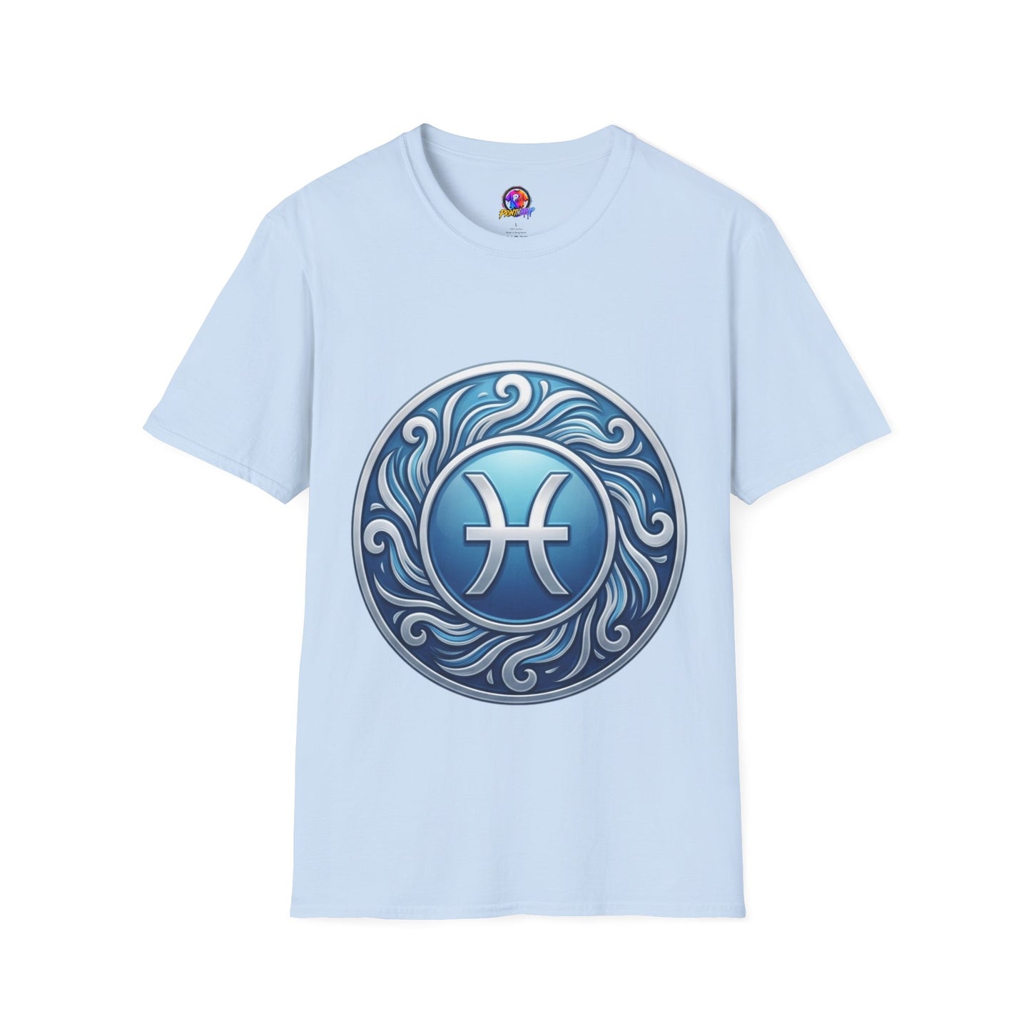 Pisces Zodiac T-Shirt – Blue Water Sign Astrology Tee