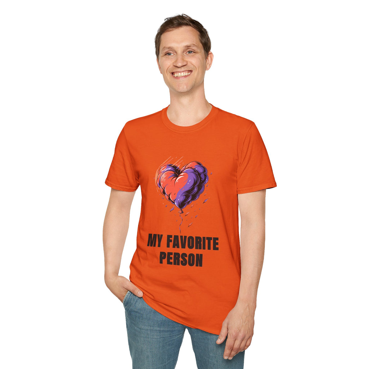 Heart Graphic T-Shirt — "My Favorite Person" Casual Tee - Trending Now - August 2026