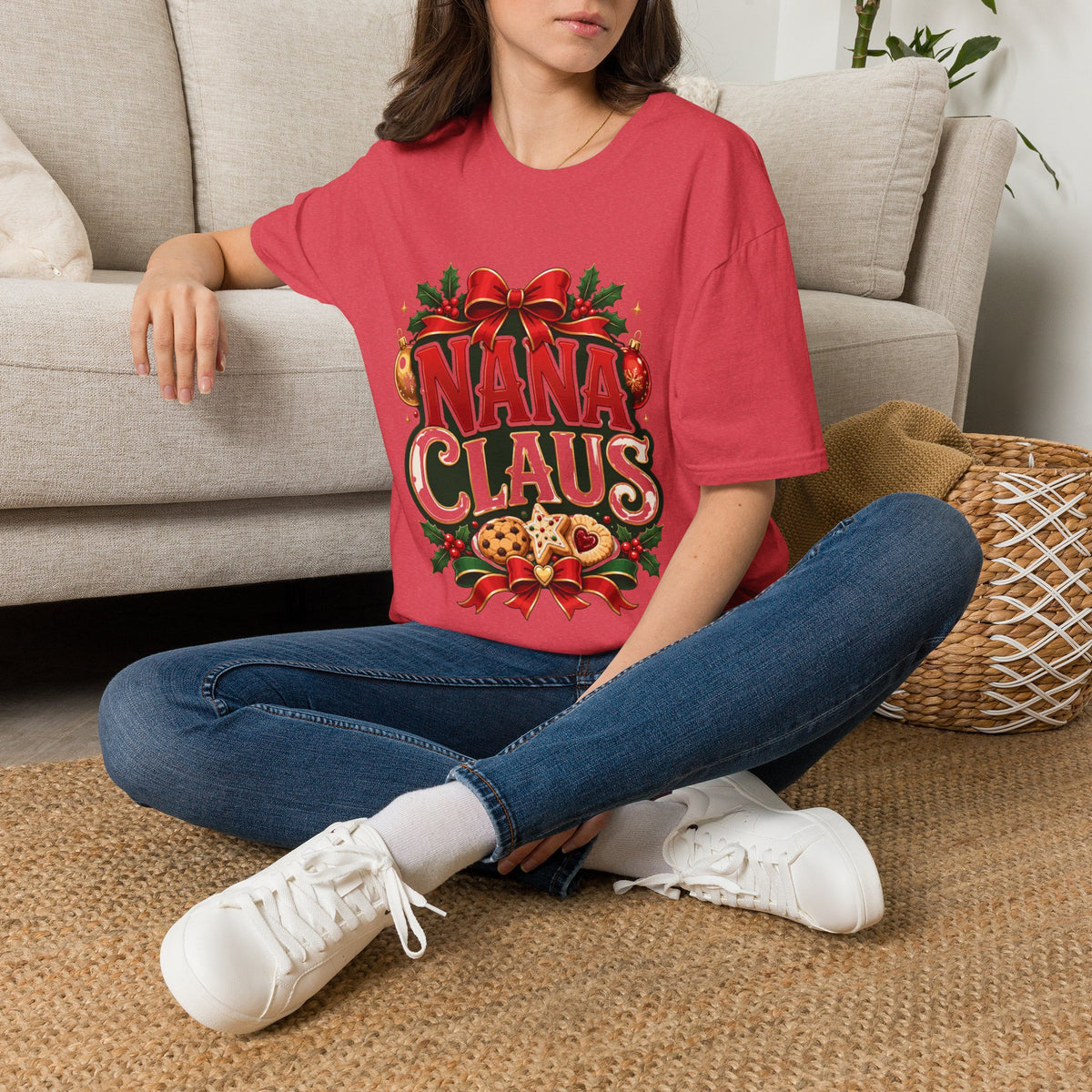 Nana Claus Christmas Tee — Festive Holiday Grandma T-Shirt