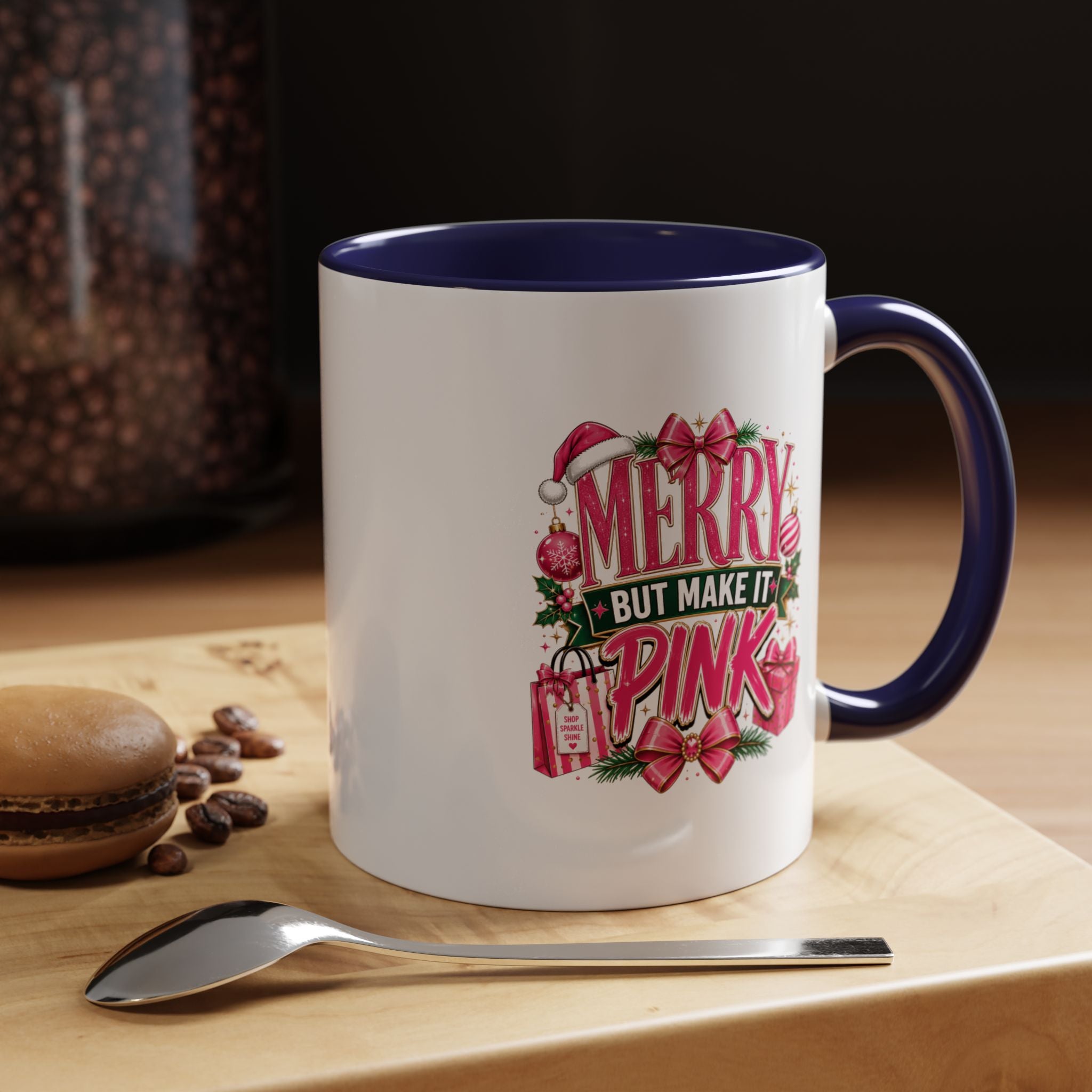 Accent Coffee Mug Merry Pink