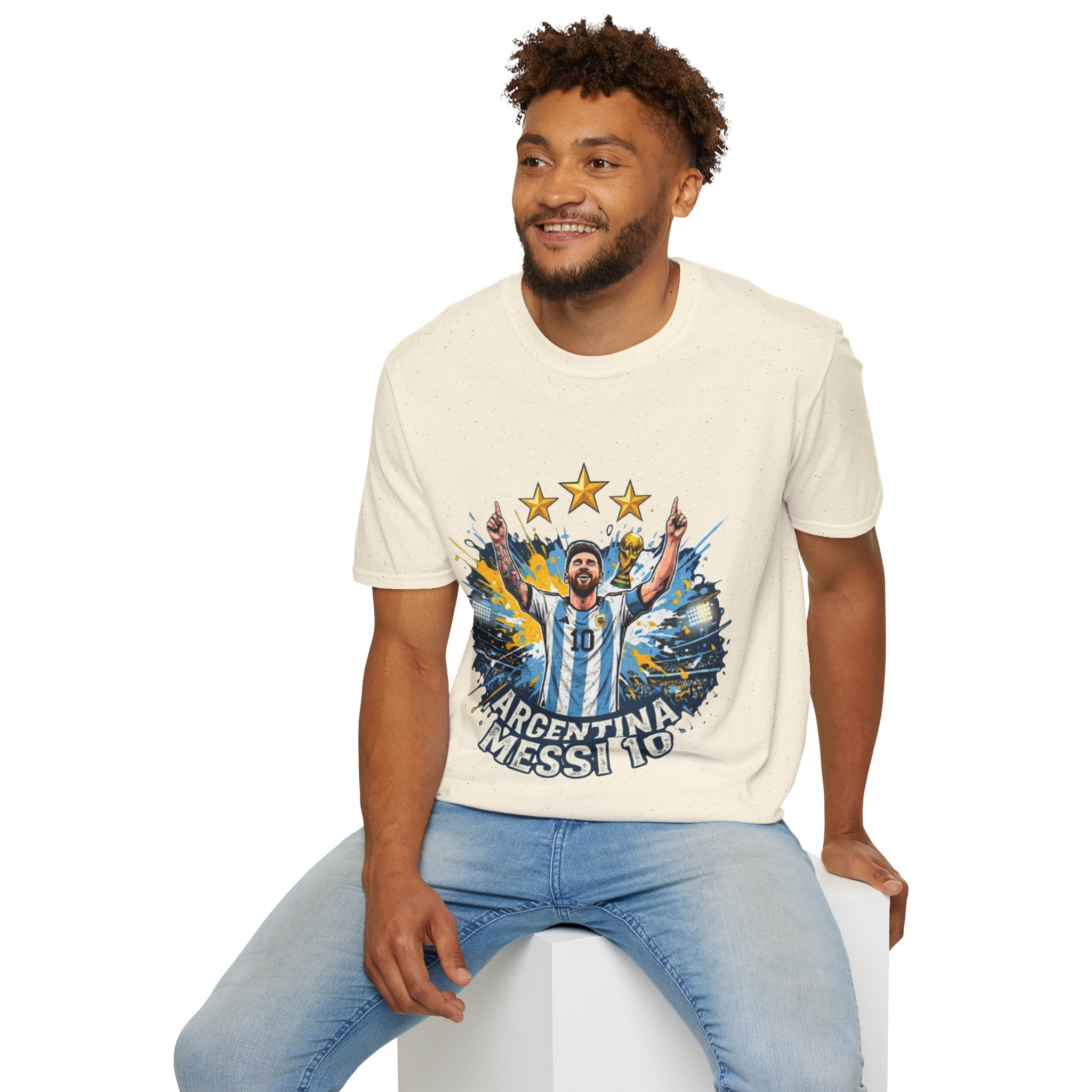 Argentina Messi Soccer T‑Shirt — World Cup Champion Fan Tee