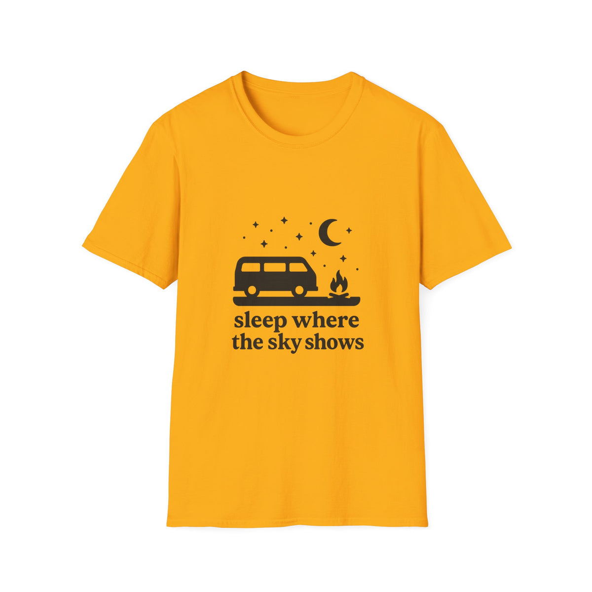 Retro Camper Night Sky T-Shirt - Trending Now - August 2026
