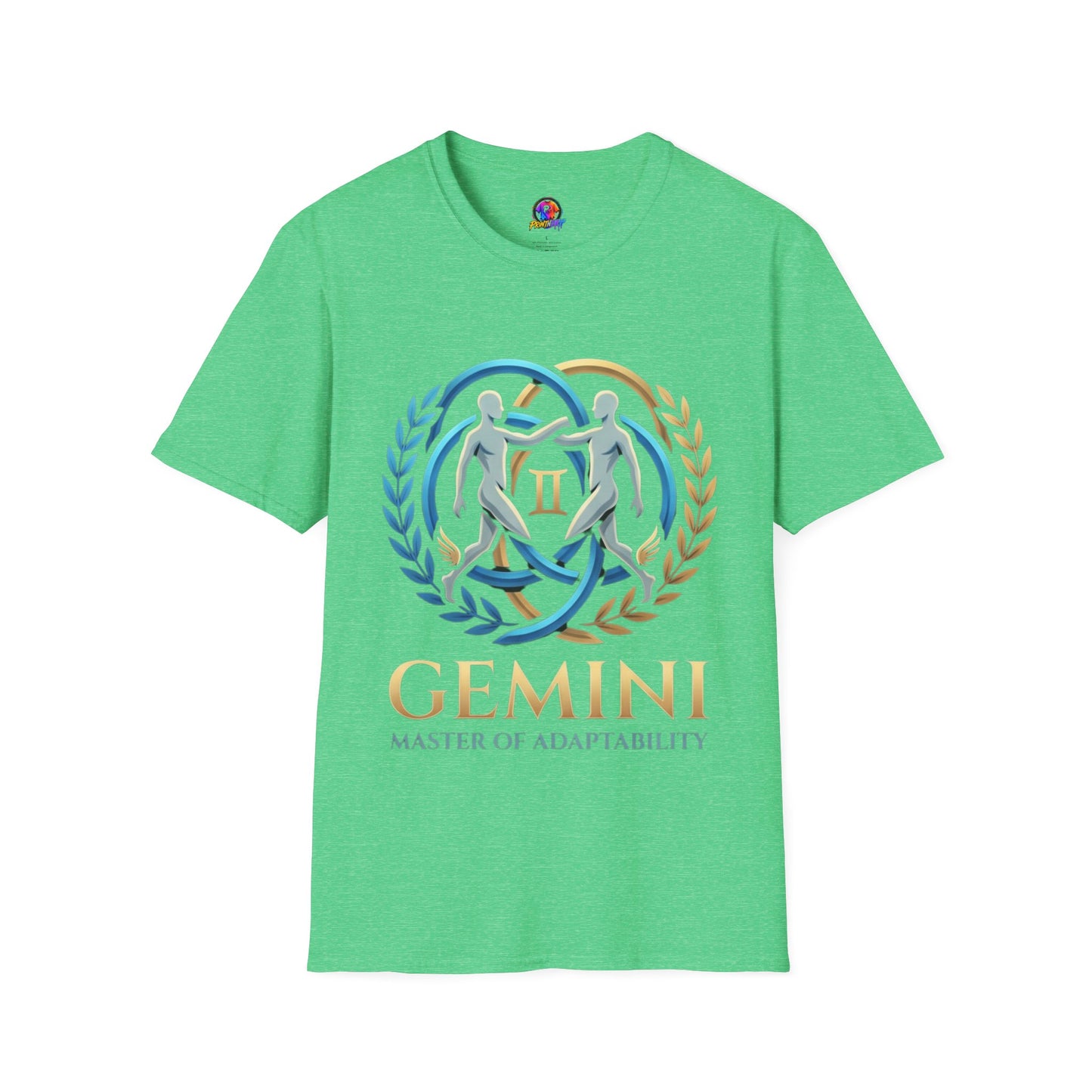 Gemini Zodiac T-Shirt — 'Gemini: Master of Adaptation' Astrological Graphic Tee