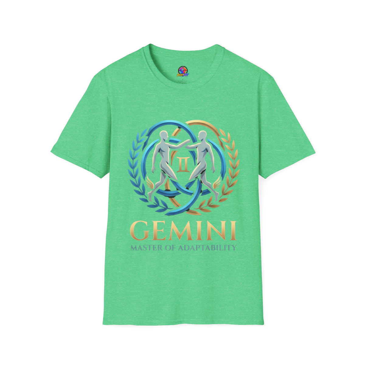 Gemini Zodiac T-Shirt — 'Gemini: Master of Adaptation' Astrological Graphic Tee