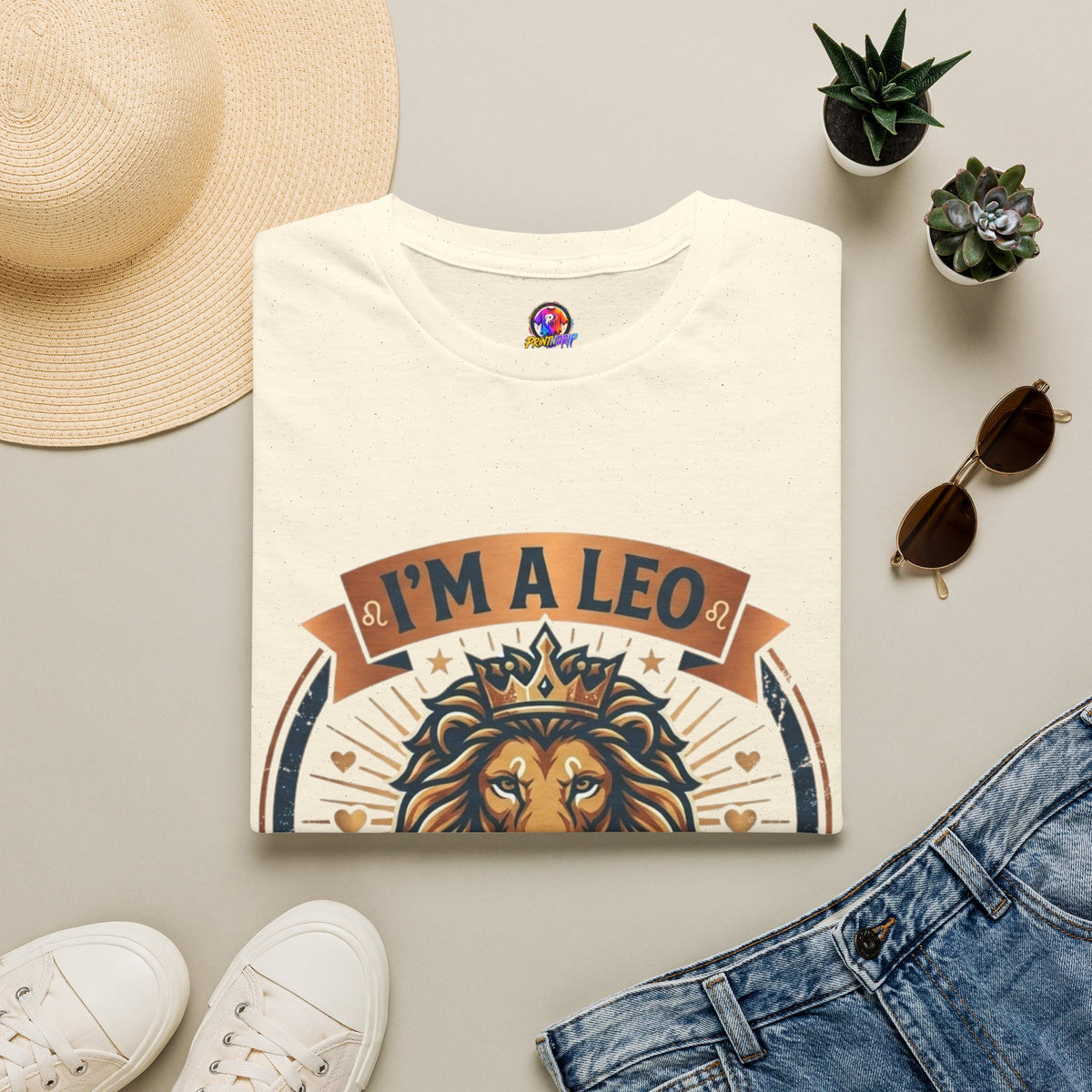 Leo Zodiac T-Shirt — "I’m a Leo: Big Heart, Bigger Attitude"