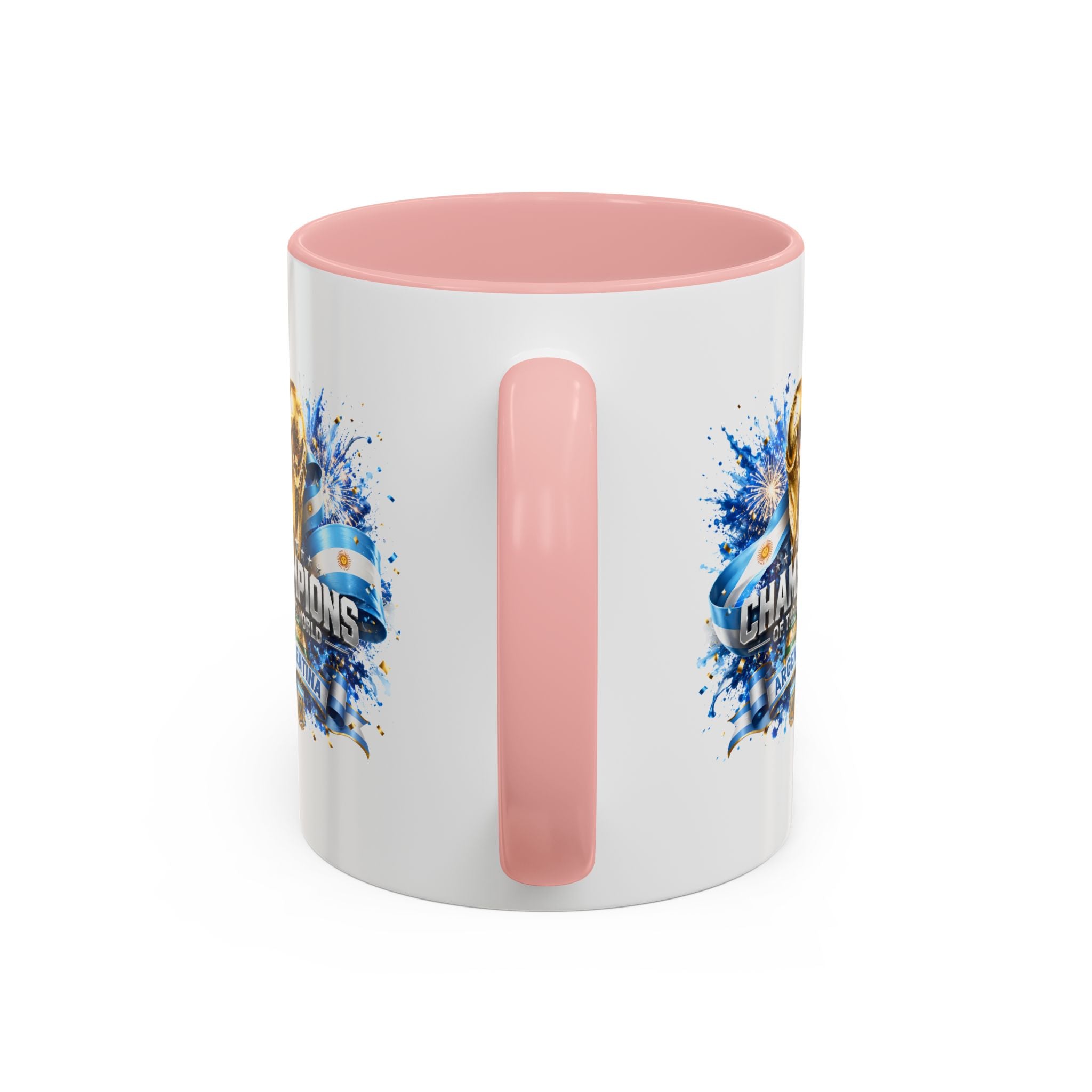 Argentina World Cup Champions Coffee Mug — 'Champions of the World' Accent Mug
