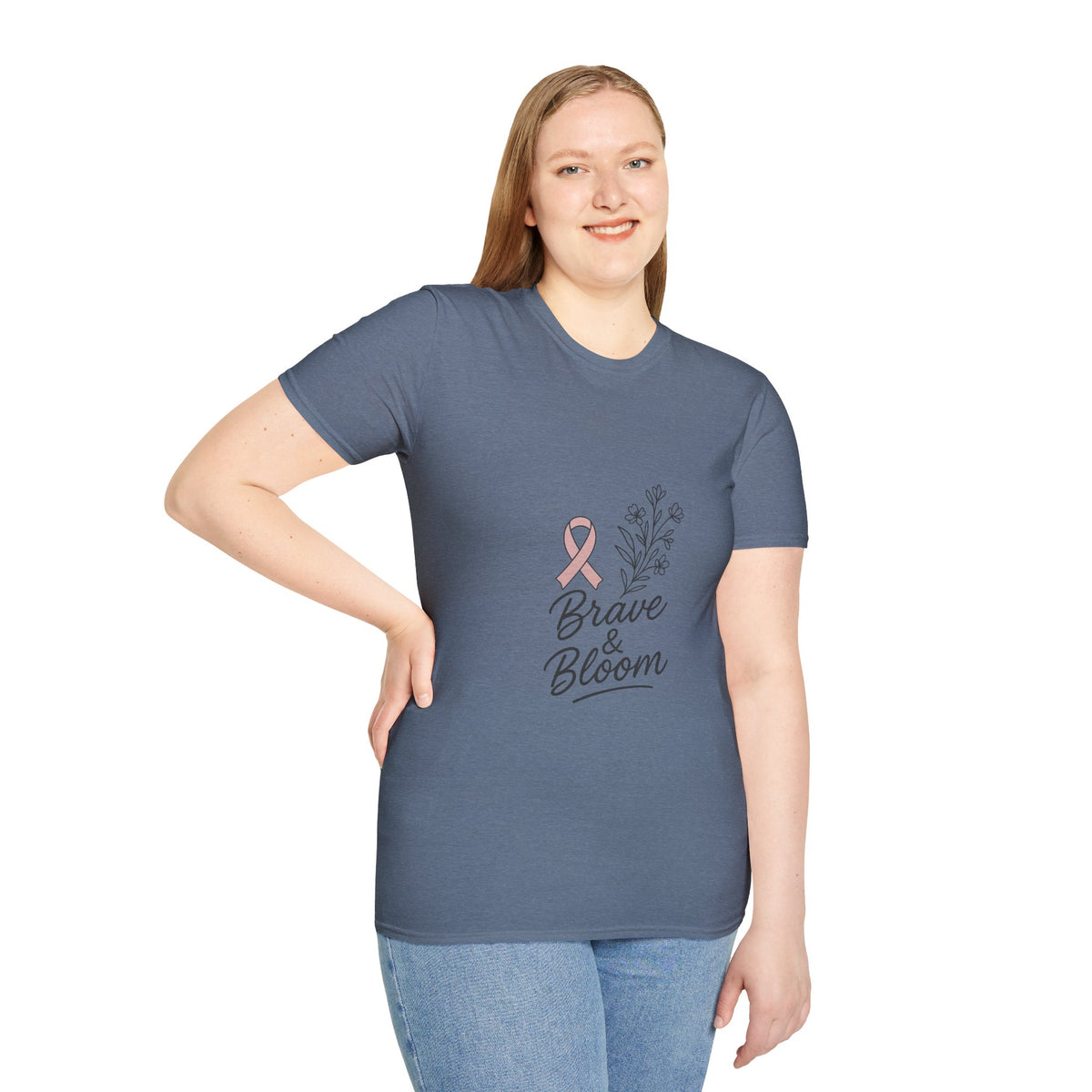 Brave to Bloom Breast Cancer Awareness T-Shirt - Trending Now - October 2026