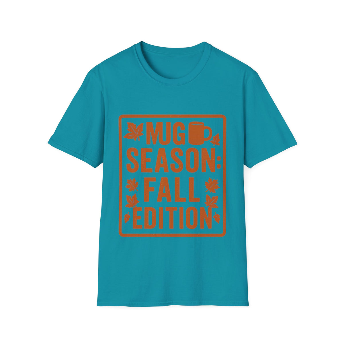 "Mug Season Fall Edition" Retro Aesthetic Graphic Tee - Cozy Autumn Vibe White T-Shirt - Trending Now - September 2026