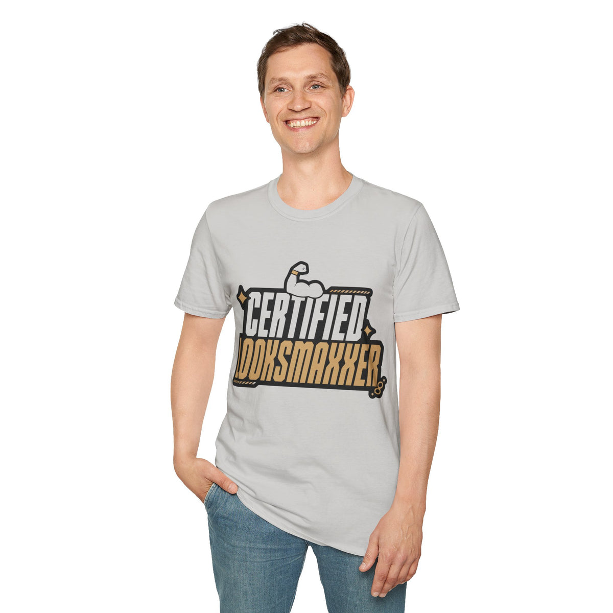 Certified Looksmaxxer T-Shirt — Funny Fitness & Glow-Up Tee - Trending Now - August 2026
