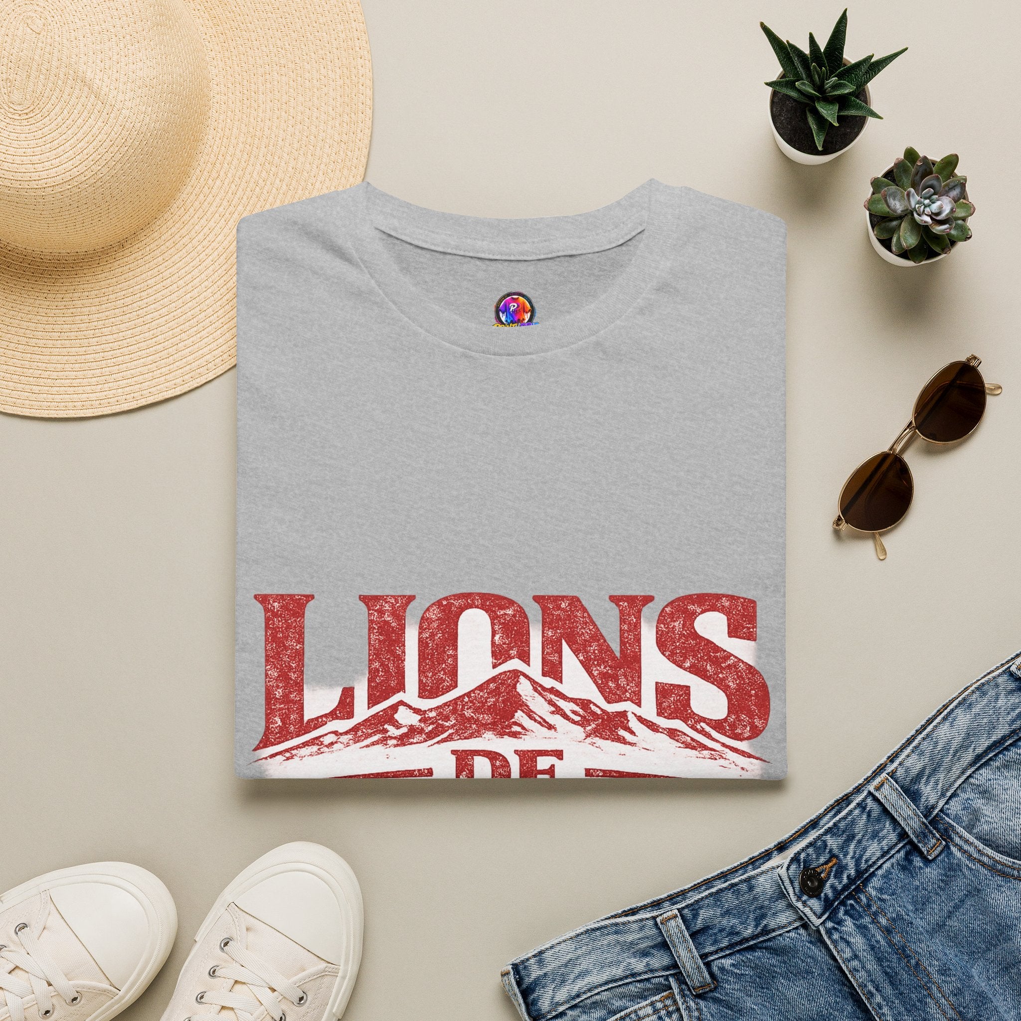 Morocco Lions de Atlas T-Shirt — Vintage Moroccan Atlas Mountain Graphic Tee