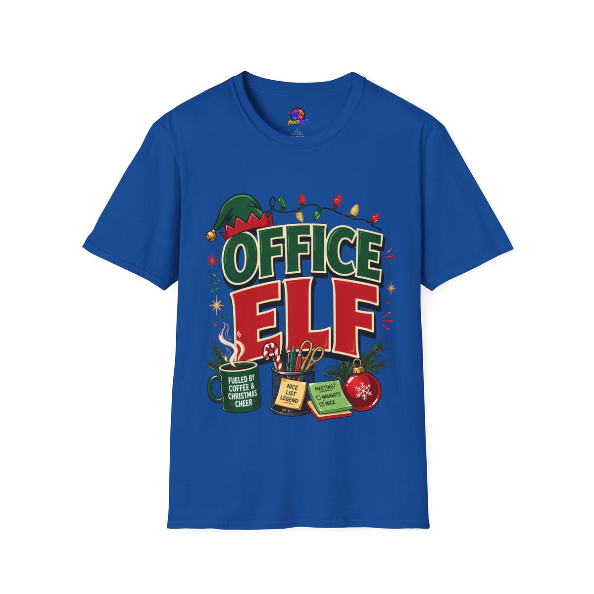 Office Elf T-Shirt — Funny Christmas Work Holiday Tee