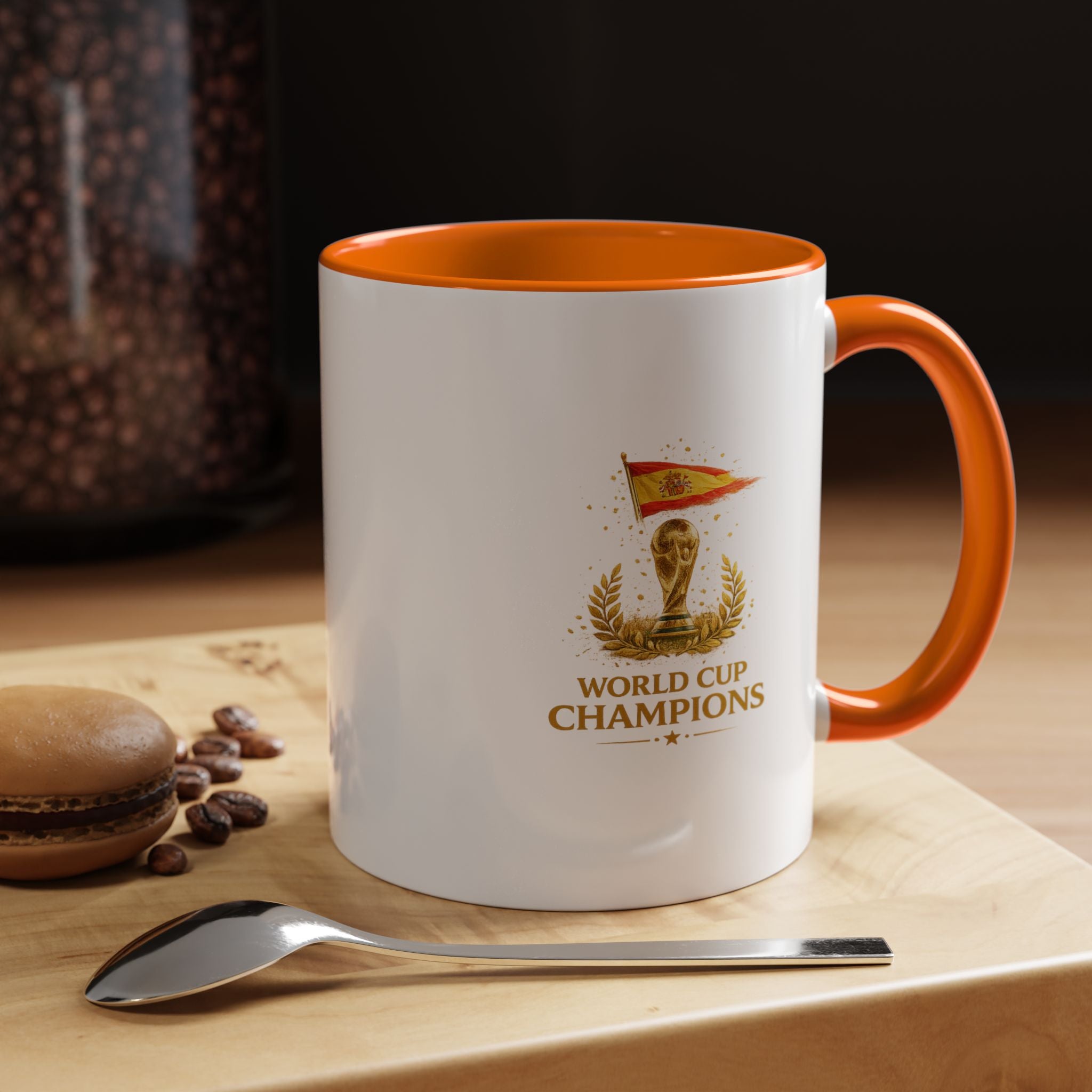 World Cup Champions Coffee Mug – Spanish Flag Accent