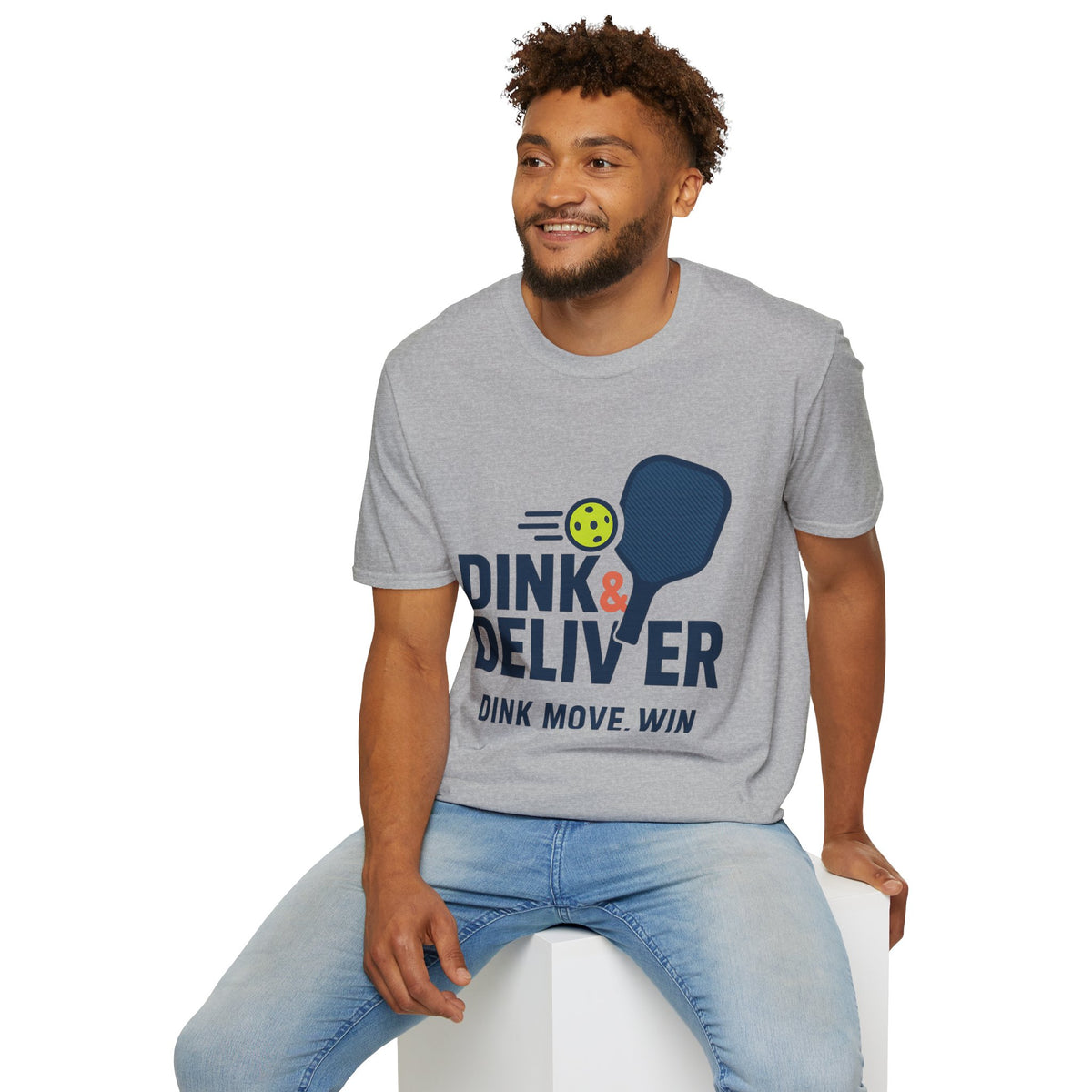 Pickleball Player T‑Shirt — 'Dink. Drive. Deliver.' Graphic Tee for Pickleball Fans - Trending Now - August 2026