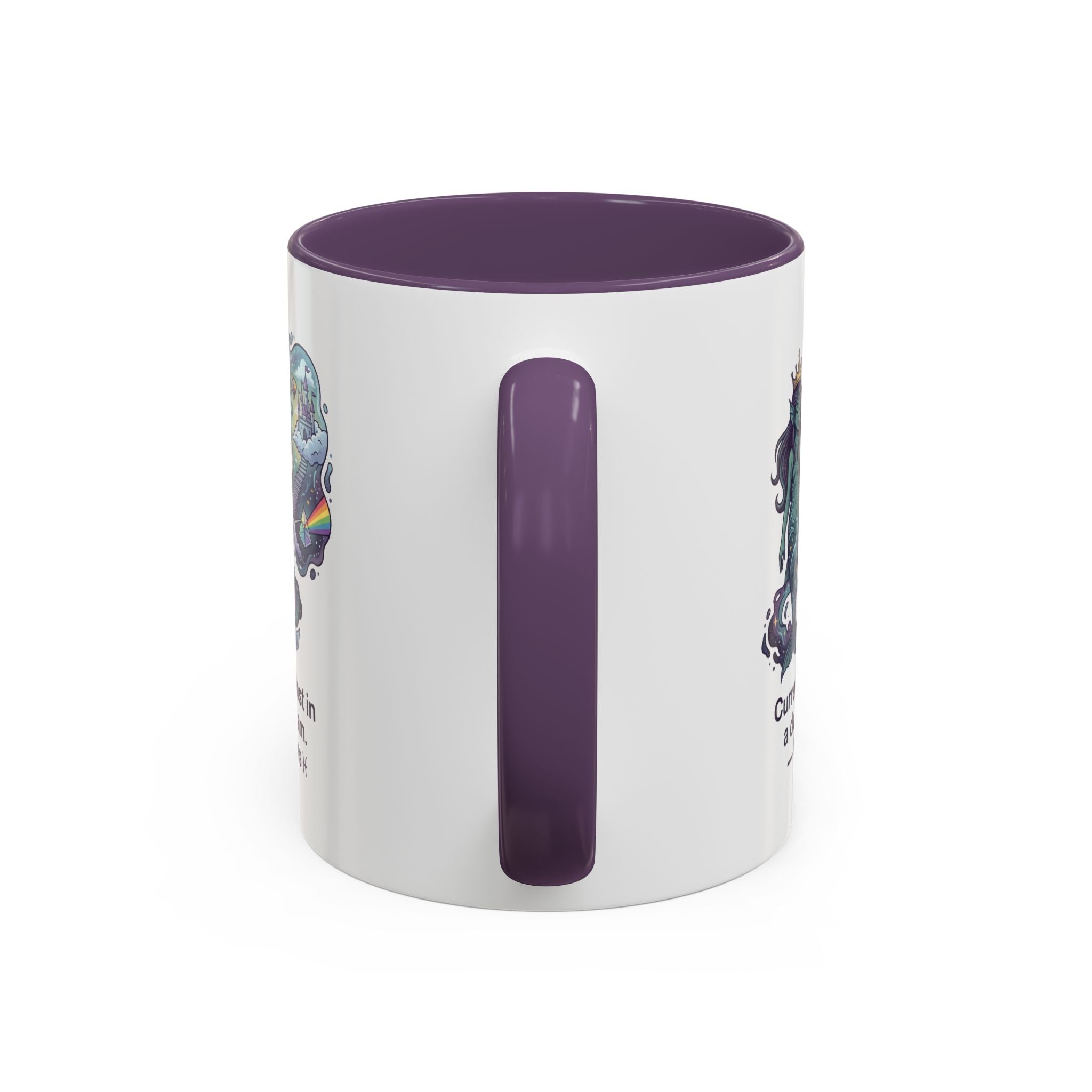 Pisces Daydream Accent Coffee Mug — "Currently lost in a daydream" Astrological Zodiac Gift