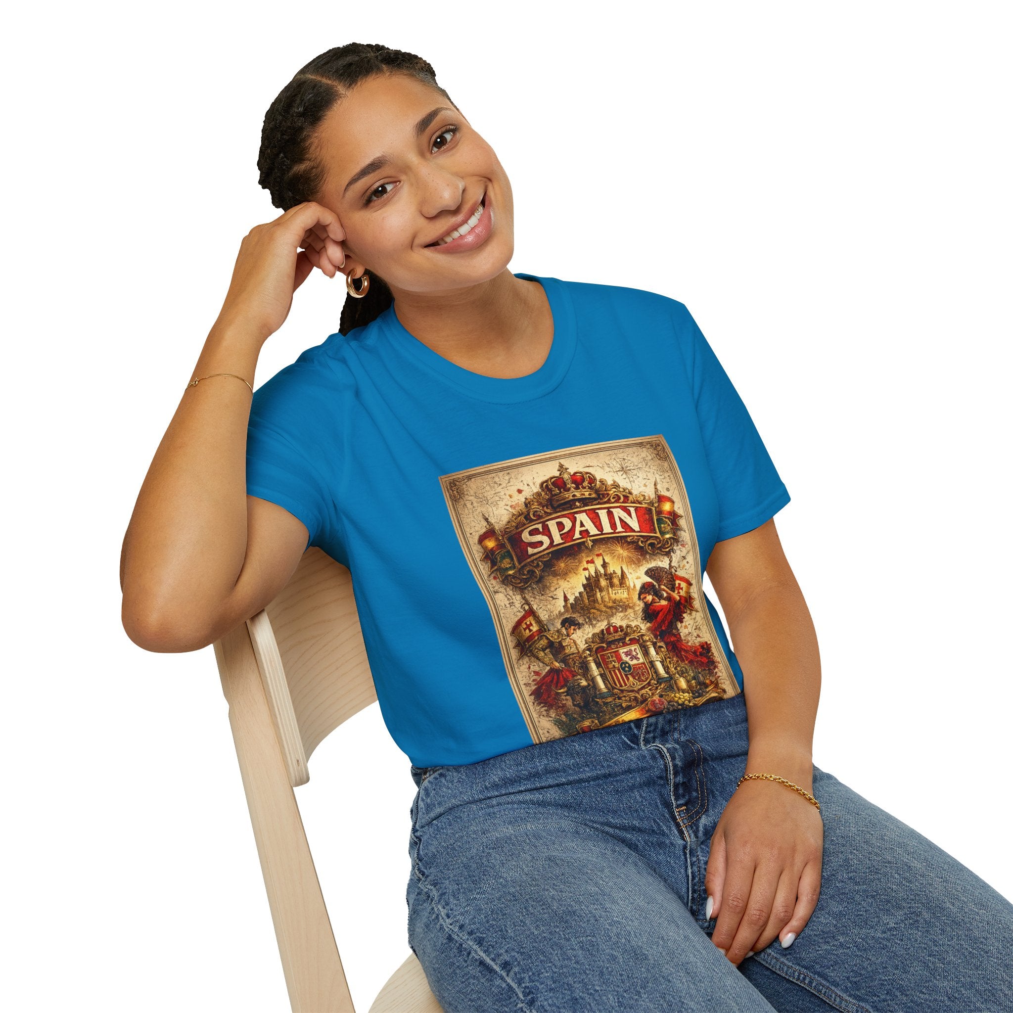 Spain Vintage Travel Graphic T‑Shirt — Retro Spanish Landmark Tee