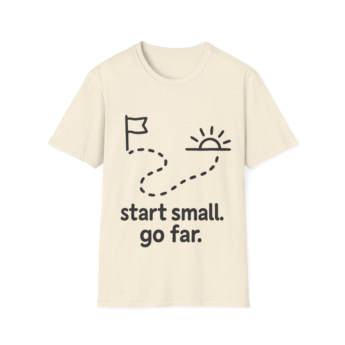 Start Small Go Far Minimalist Trail T-Shirt, Inspirational Hiking Path Graphic Tee - Trending Now - September 2026