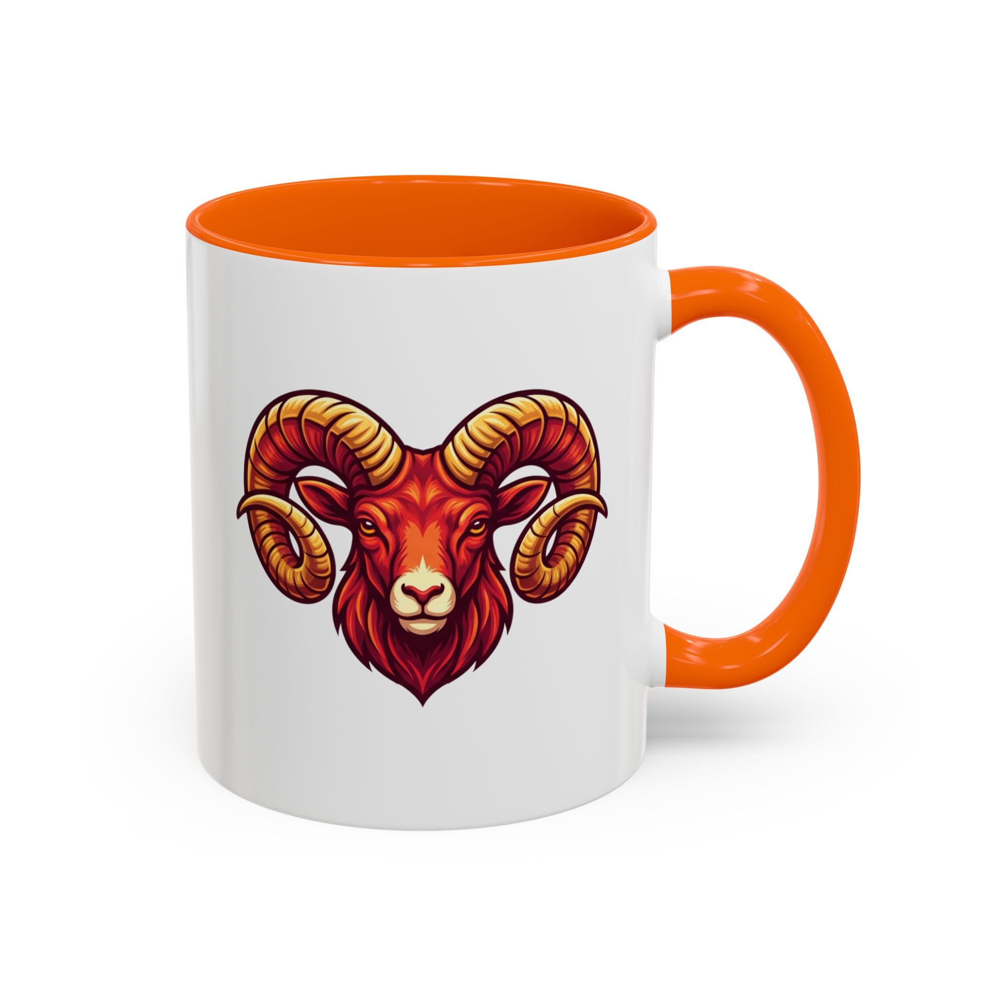 Aries Ram Accent Coffee Mug — Zodiac Goat Horoscope Gift