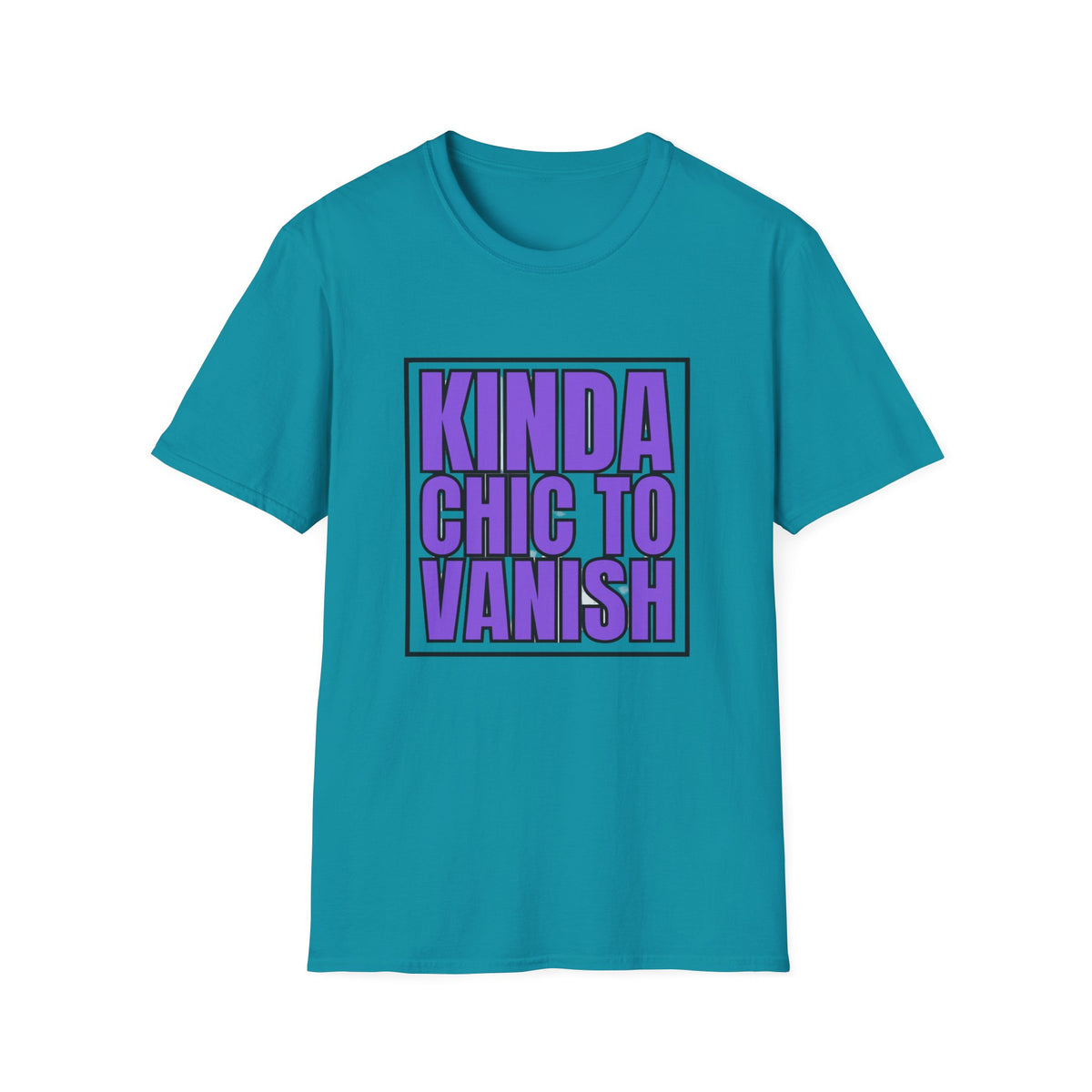 Kinda Chic to Vanish T-Shirt — Bold Purple Graphic Tee - Trending Now - August 2026