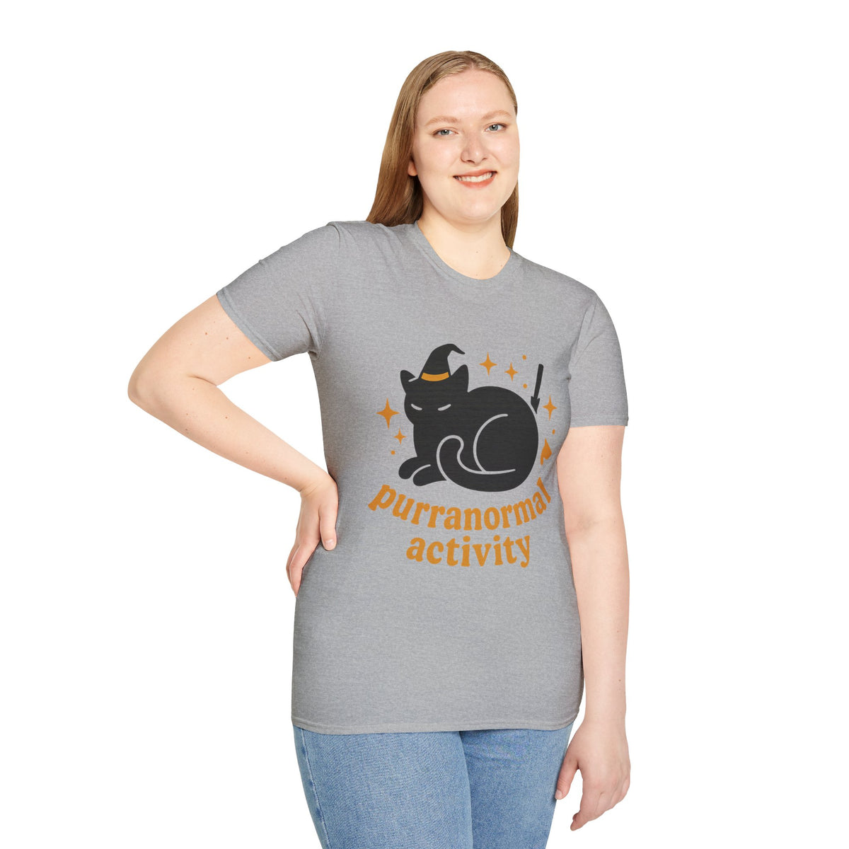 Paranormal Activity Circle T-Shirt — Cute Retro Ghost & Stars Tee - Trending Now - August 2026